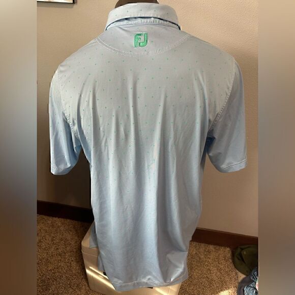 FootJoy Mens Large Short Sleeve Athletic Fit Polo - Picture 4 of 7